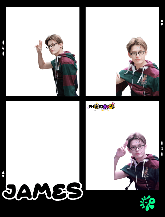 Mẫu photobooth Idol JAMES