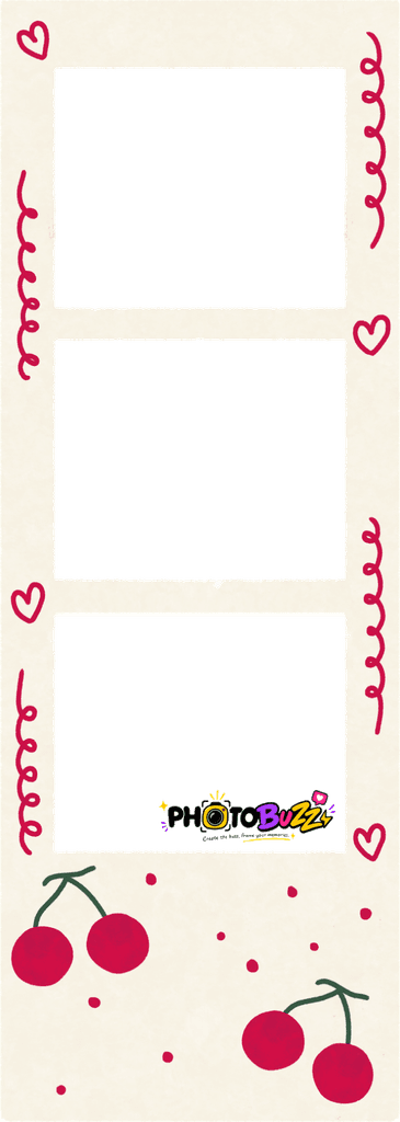 Mẫu photobooth Kem Cherry