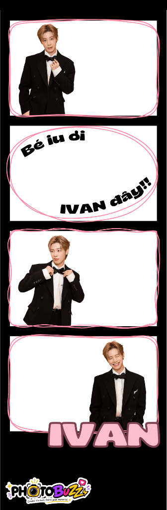Mẫu photobooth Idol IVAN