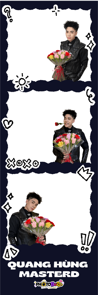 Mẫu photobooth Idol Quang Hùng MasterD