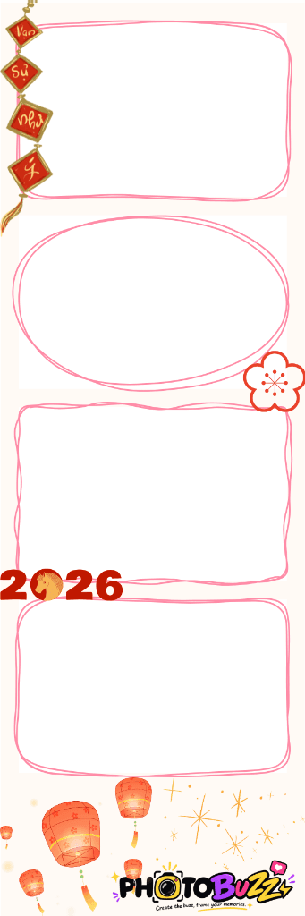 Mẫu photobooth Trung Thu Vạn Sự Như Ý Hồng