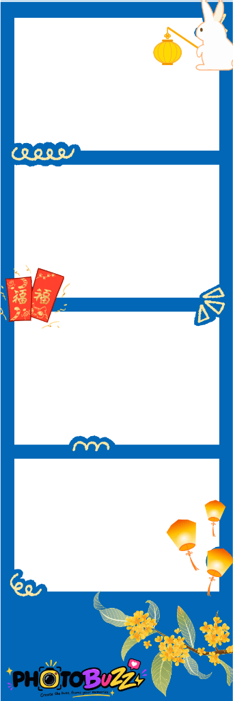 Mẫu photobooth Trung Thu Thỏ Ngọc Rước Đèn