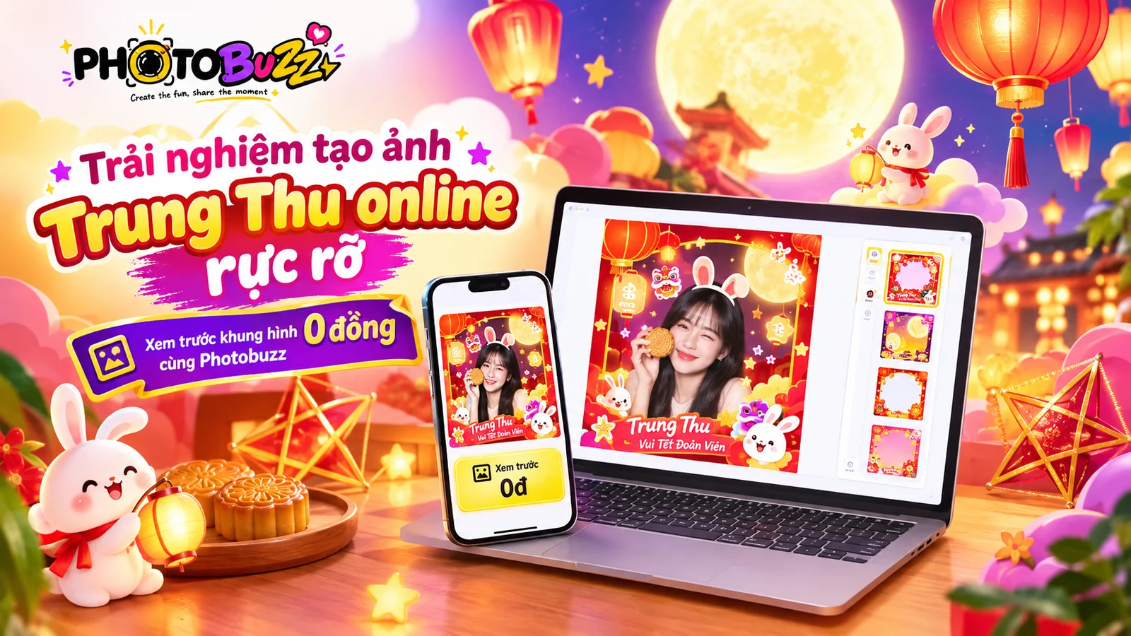 Top địa điểm chụp ảnh trung thu 2026 không ngại chen chúc