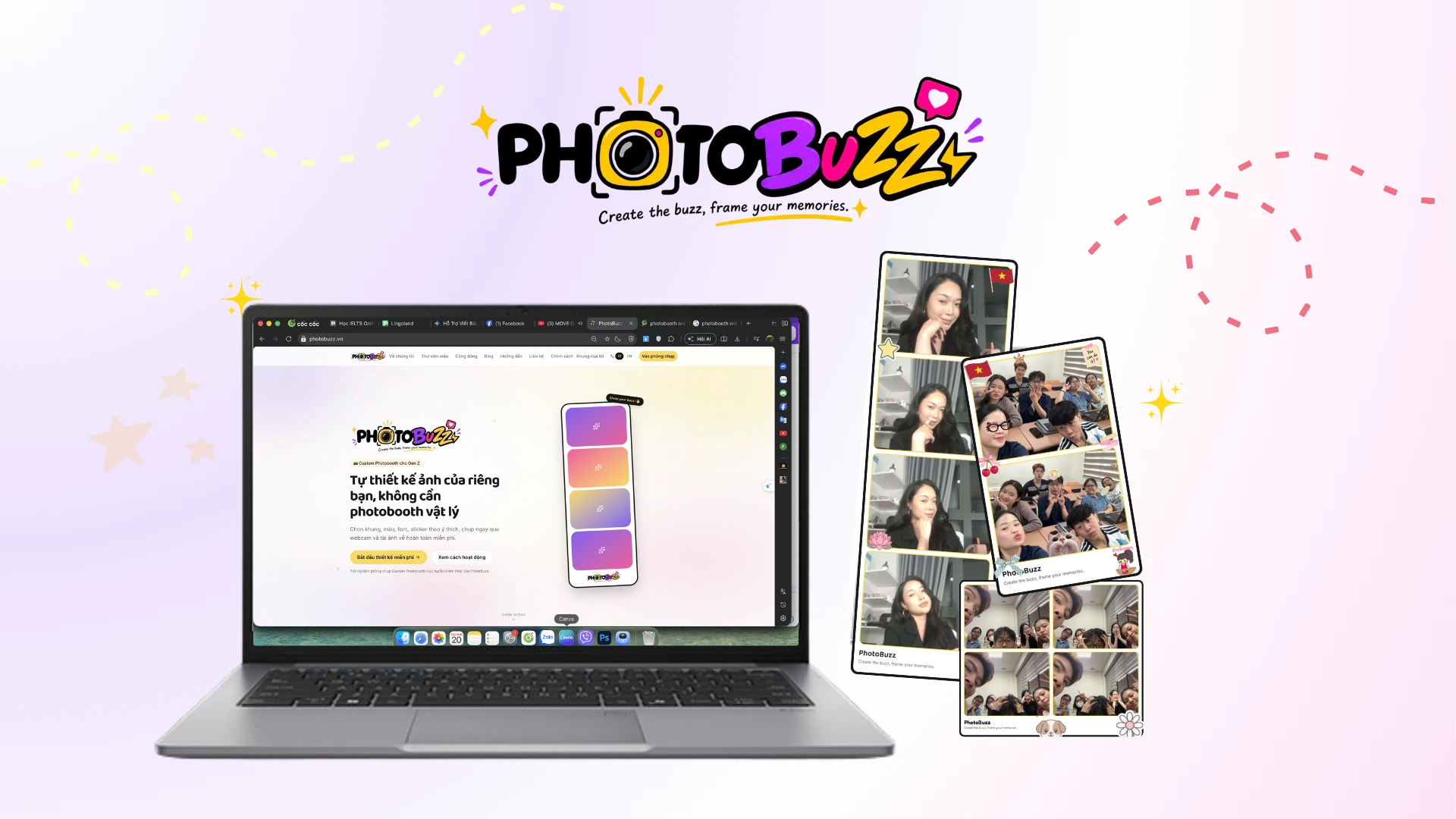 Hướng dẫn chụp ảnh photobooth online 3 bước dưới 2 phút