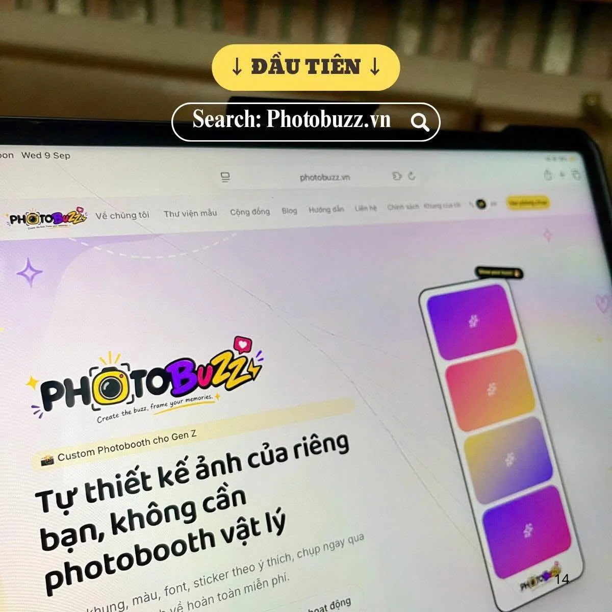 Top lựa chọn chụp ảnh photobooth online 2026 miễn phí