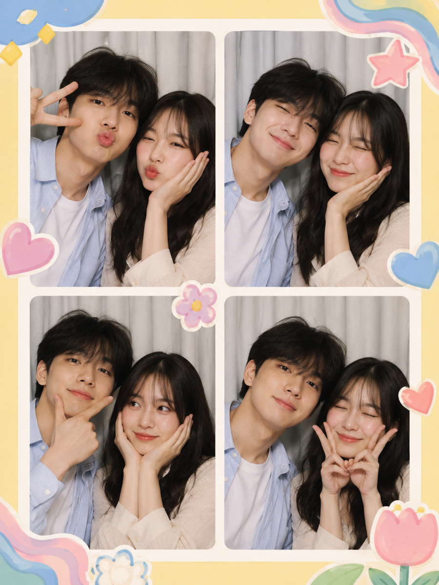 Concept ảnh photobooth mẫu 5